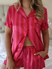 Set short Red Pink