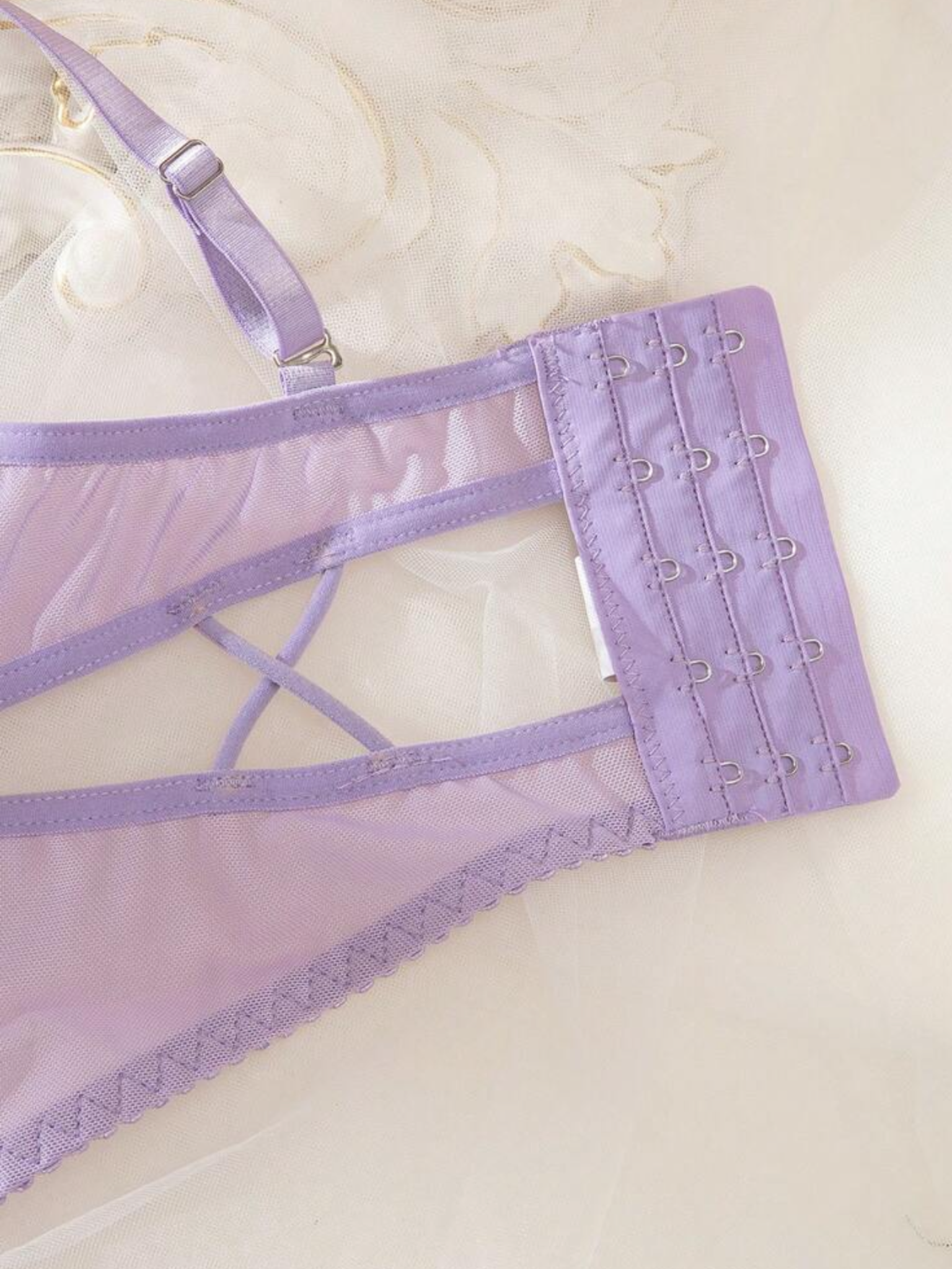 Corset Lilac Lace