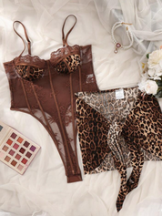 Cheetah Mocha Body Set
