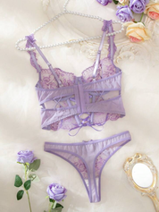 Corset Lilac Lace