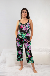 Set pantalón Floral Noir