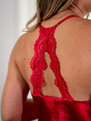 Set short Red Satin