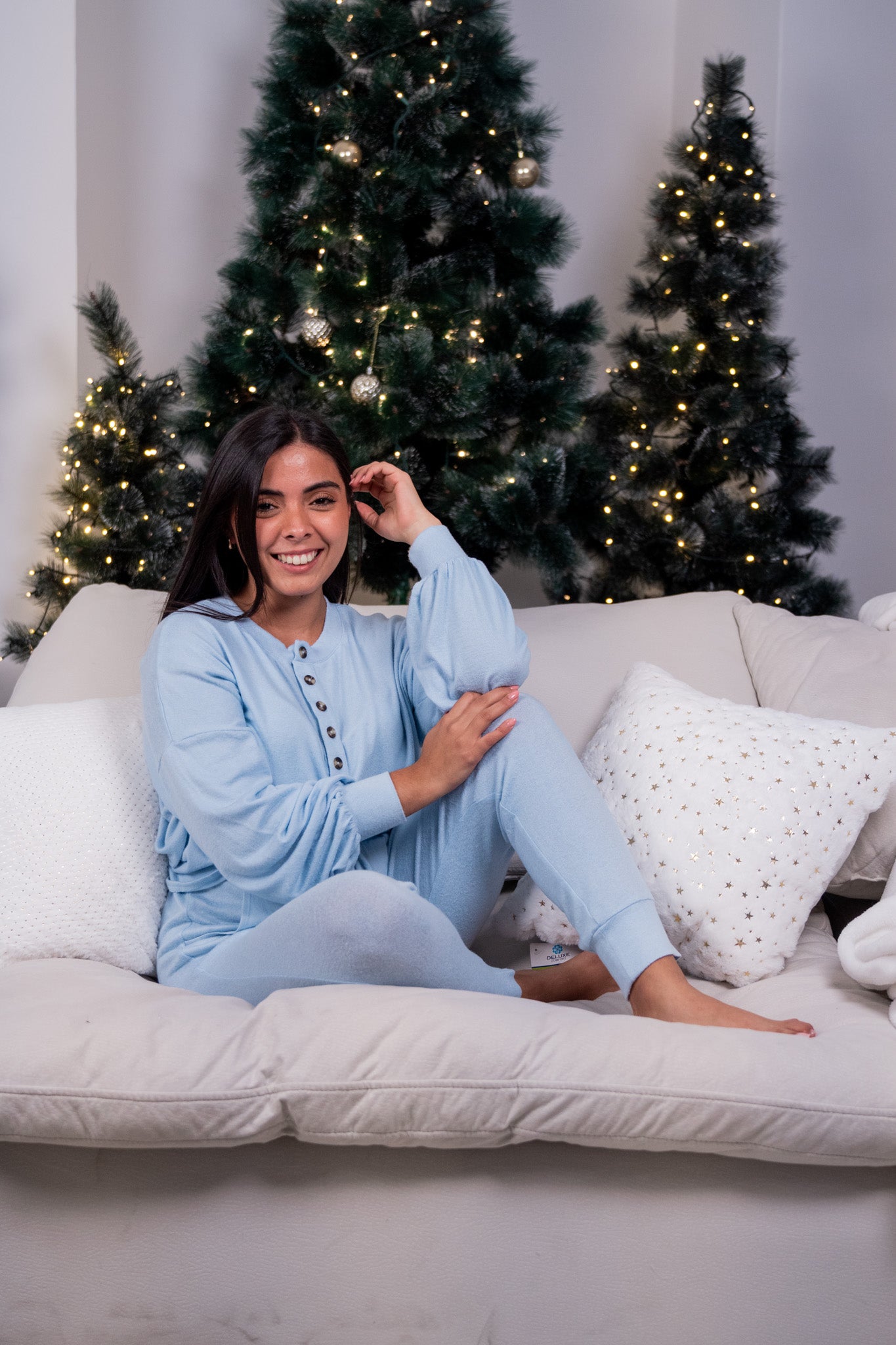 BabyBlue Xmas Set Pantalón