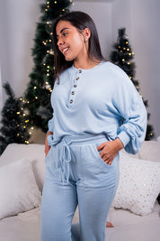 BabyBlue Xmas Set Pantalón