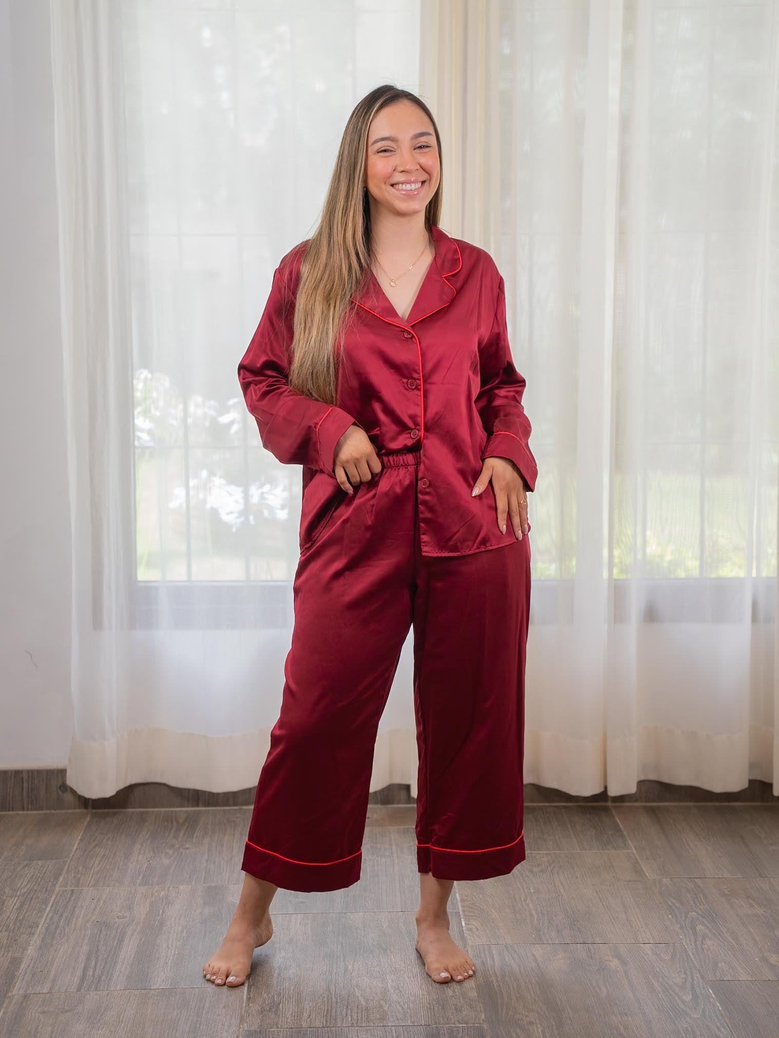 Set pantalón Maroon