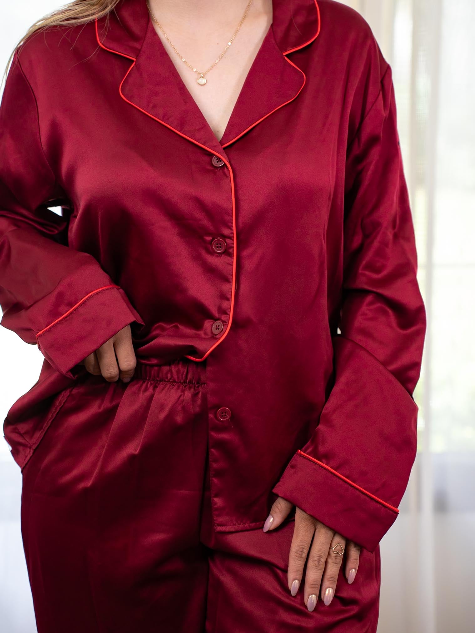 Set pantalón Maroon