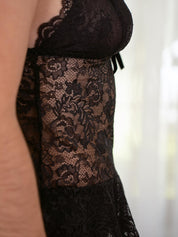 Set short Noir Lace
