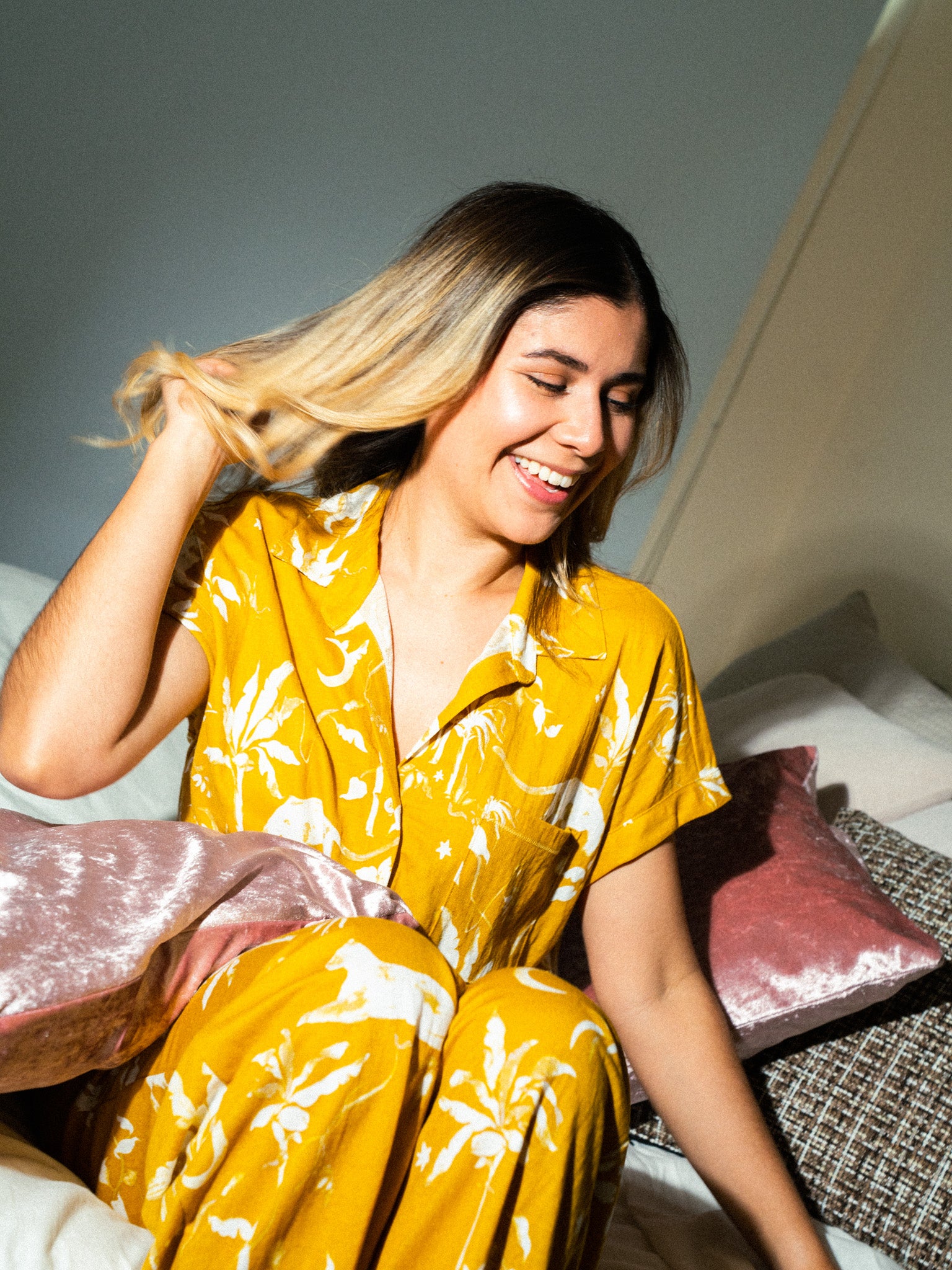 Set pantalón Golden Floral