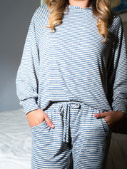 Set pantalón Grey Stripe