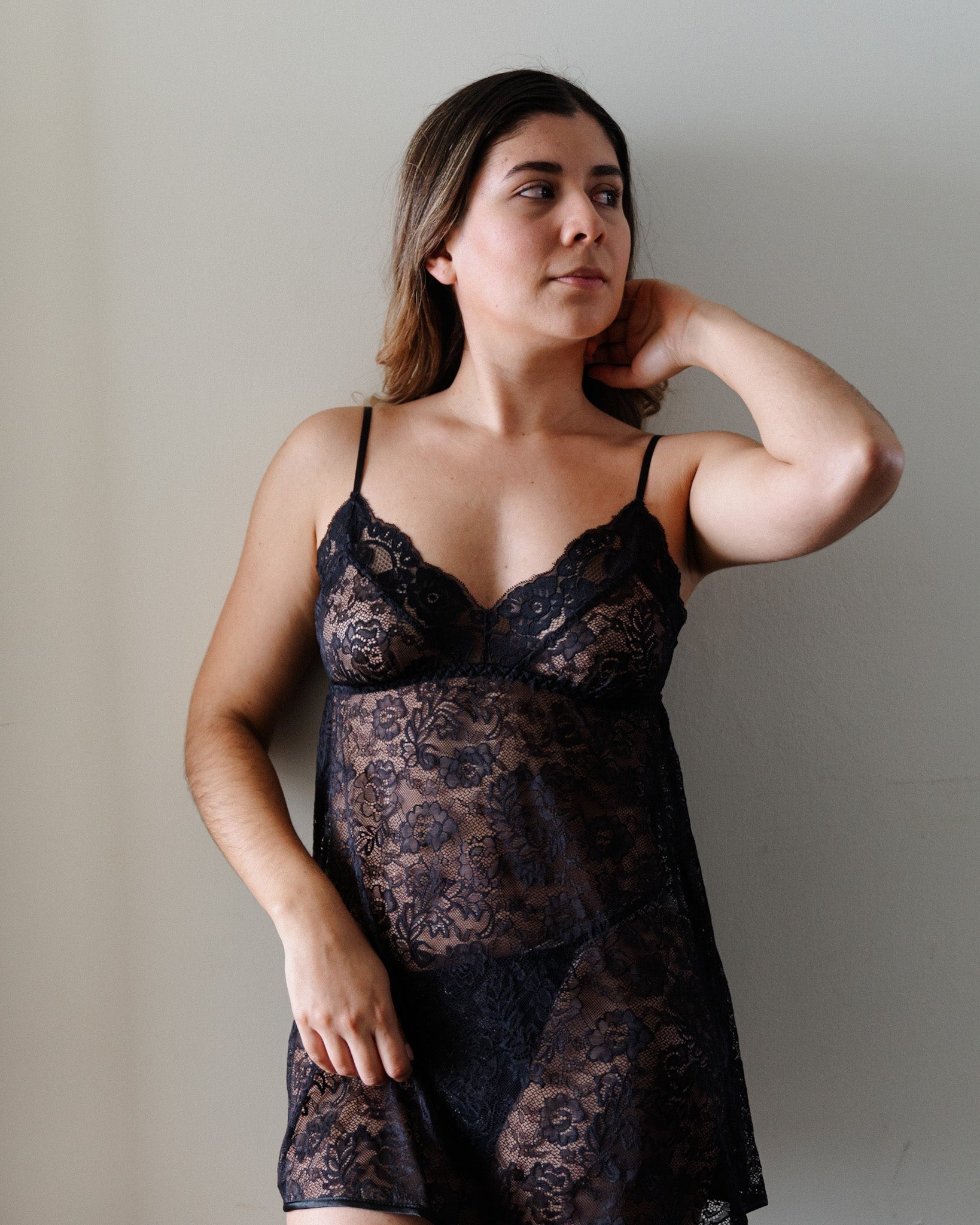 Babydoll Noir Lace