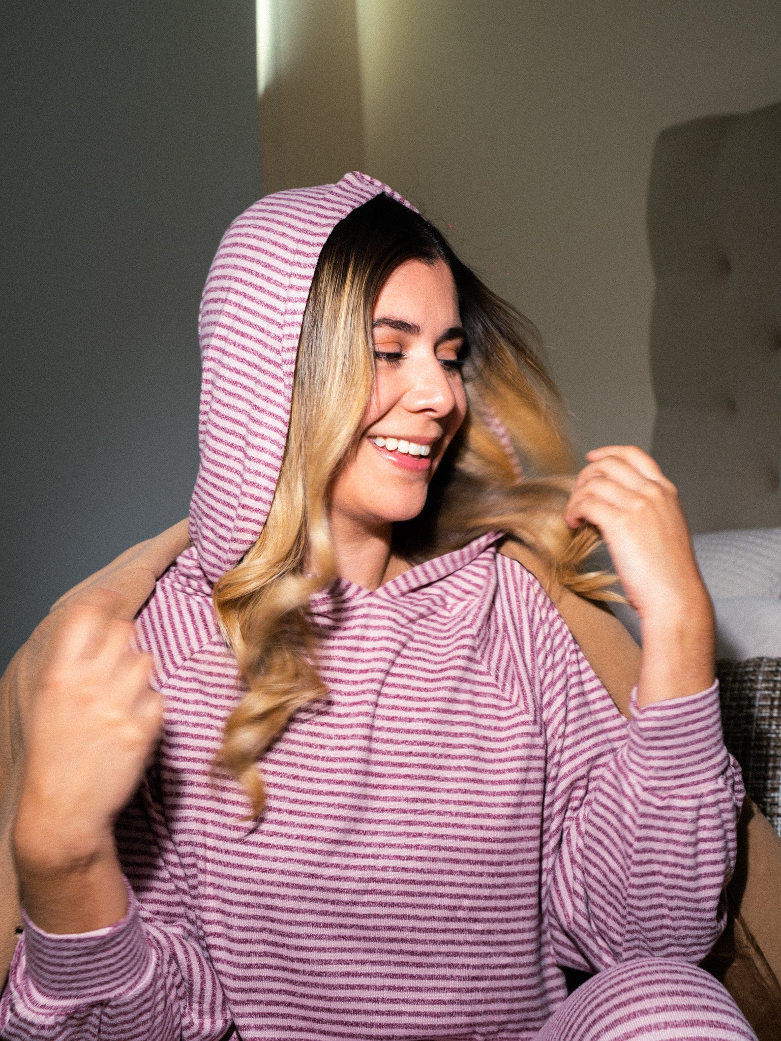 Set pantalón Pink Stripe