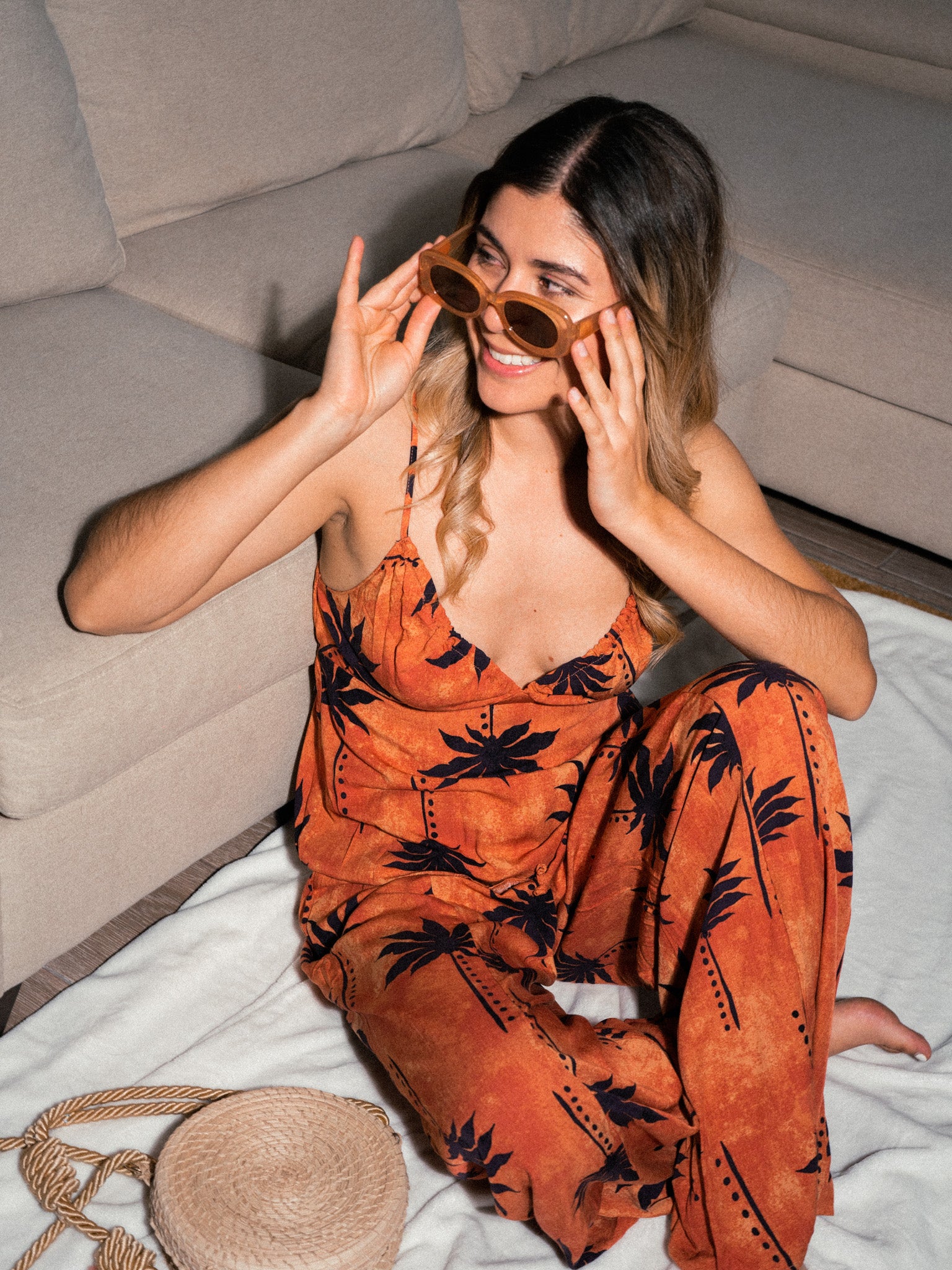 Set pantalón Orange Palms