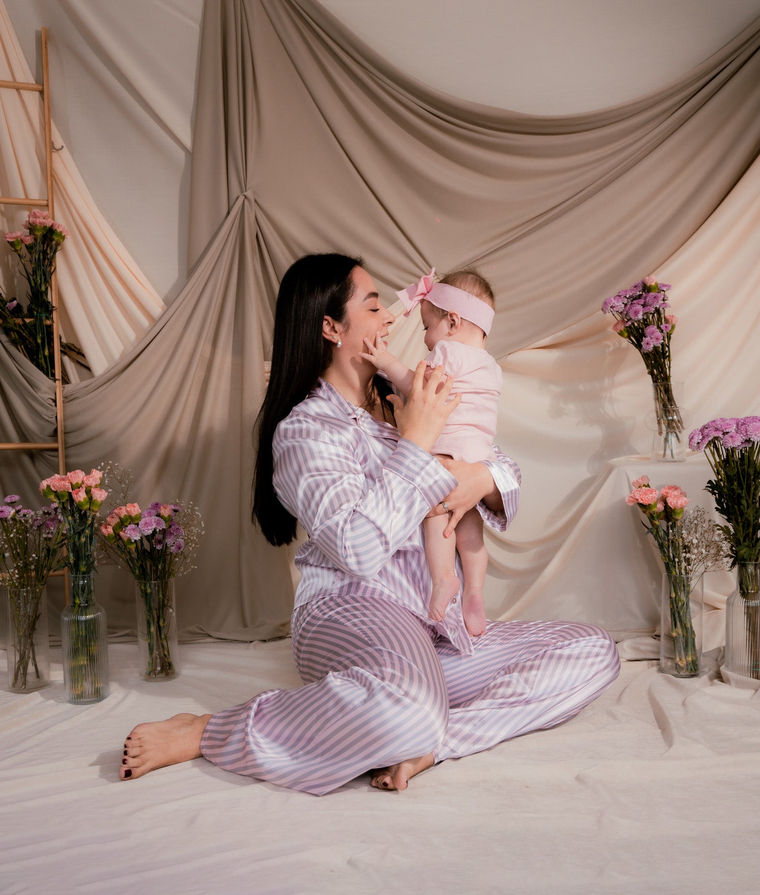 Set pantalón Mom Stripe