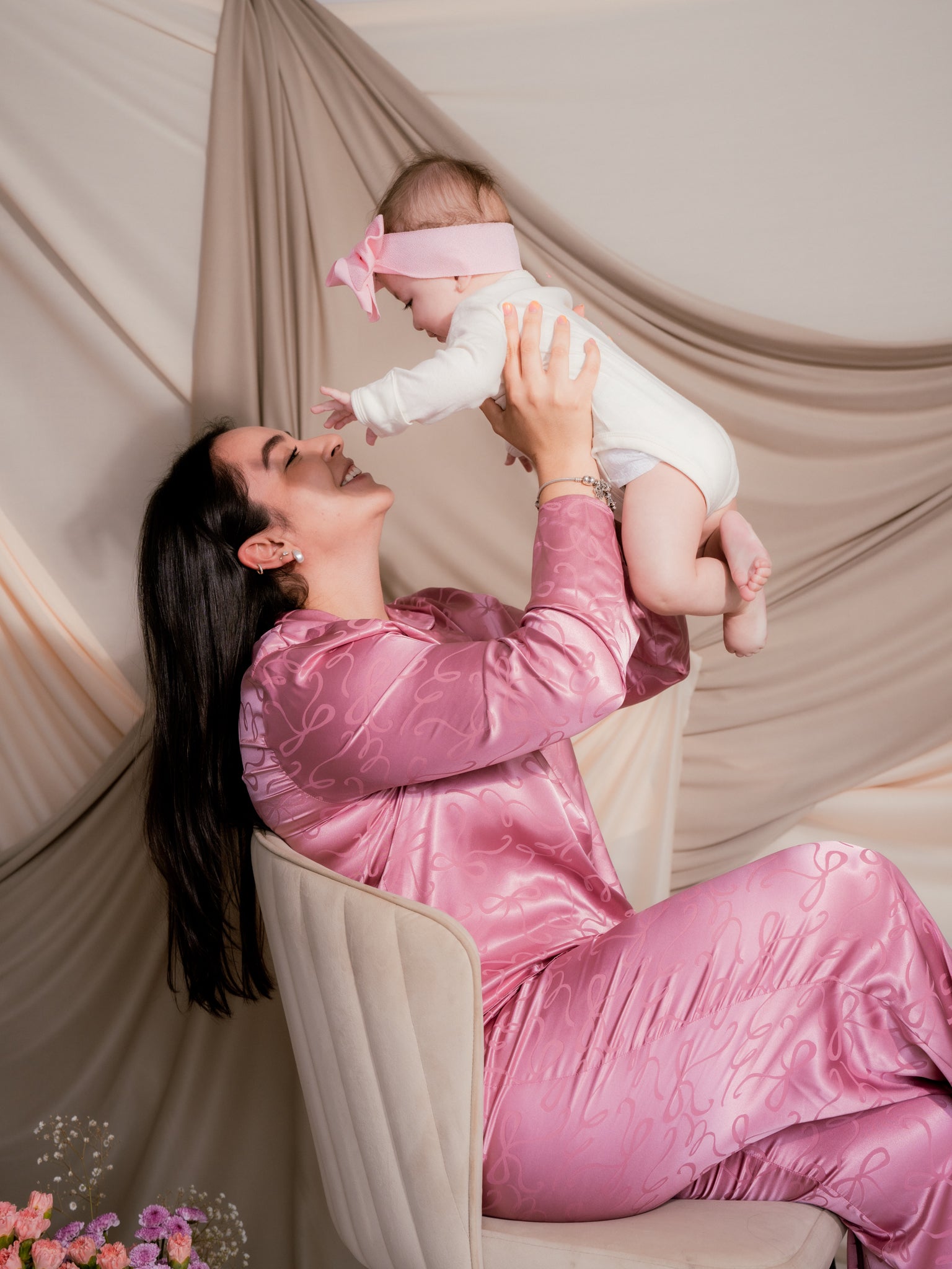 Set pantalón Pink Bow Mom