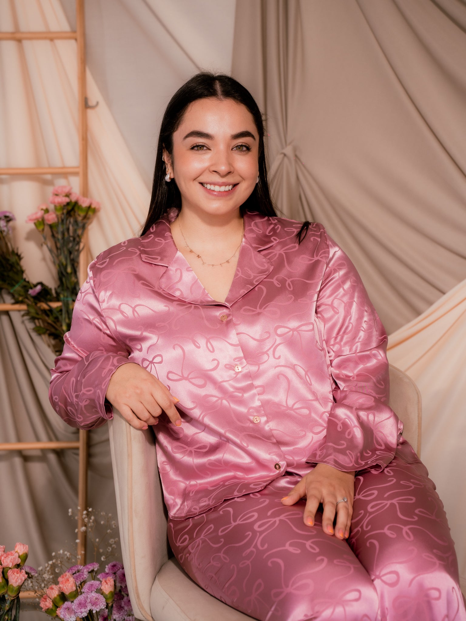 Set pantalón Pink Bow Mom