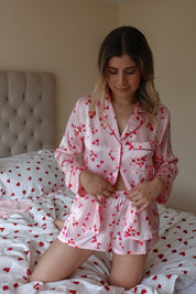 Set short Sweet Hearts Satin