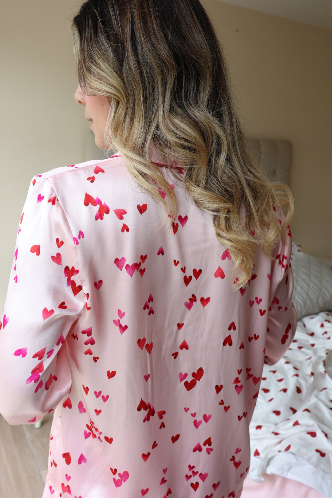 Set short Sweet Hearts Satin