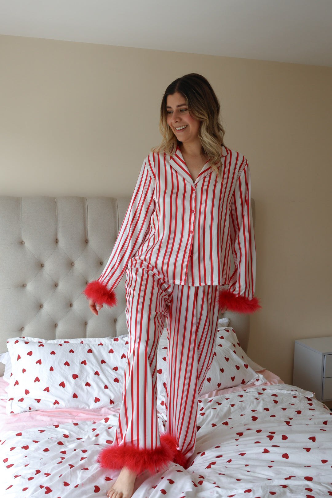 Set pantalón Cozy Candy Stripe