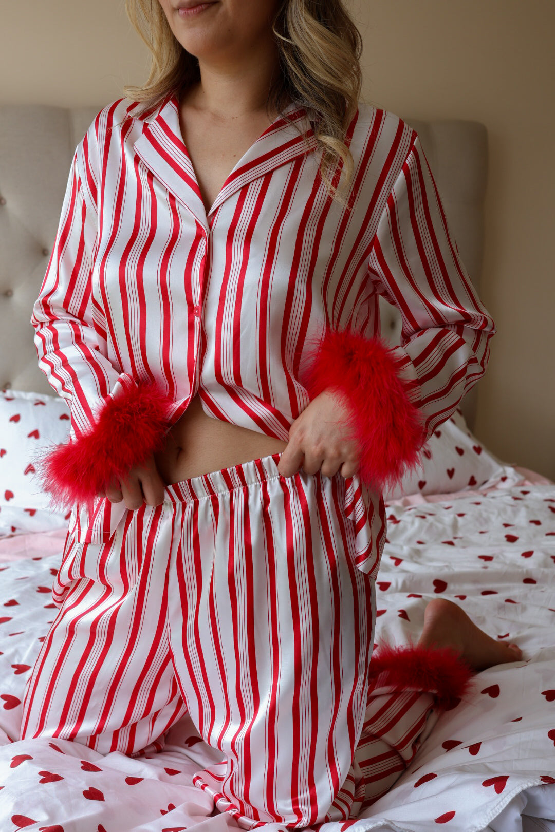 Set pantalón Cozy Candy Stripe