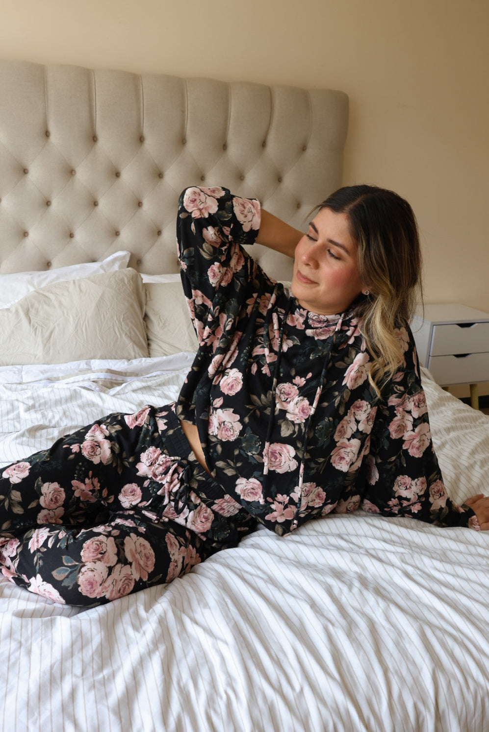 Set pantalón Floral Noir