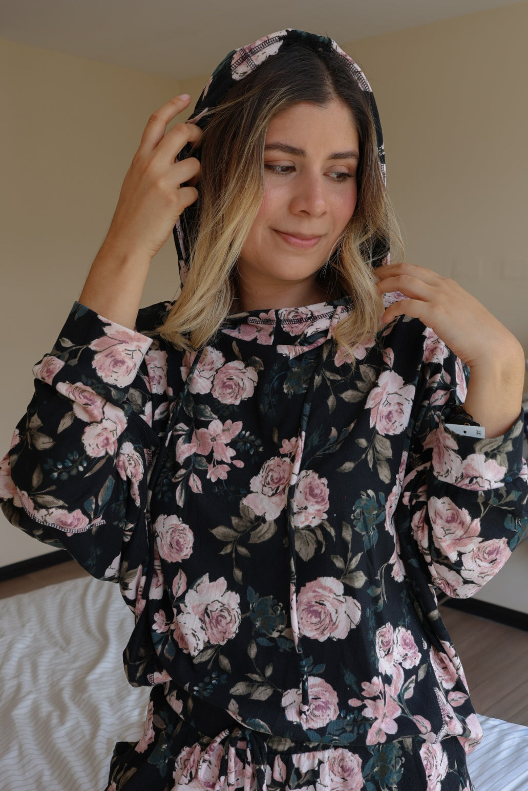Set pantalón Floral Noir