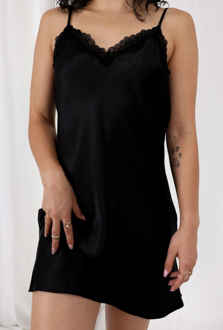 Camisón Noir Silk