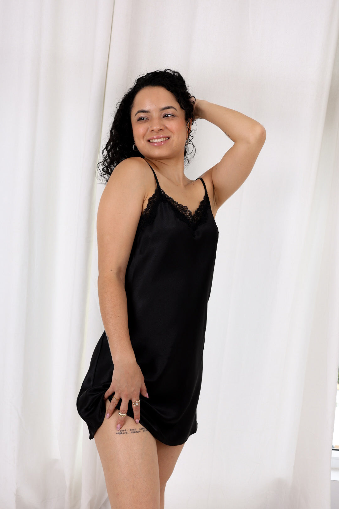 Camisón Noir Silk