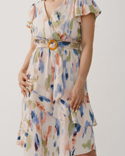 Vestido Cream Floral