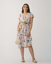 Vestido Cream Floral