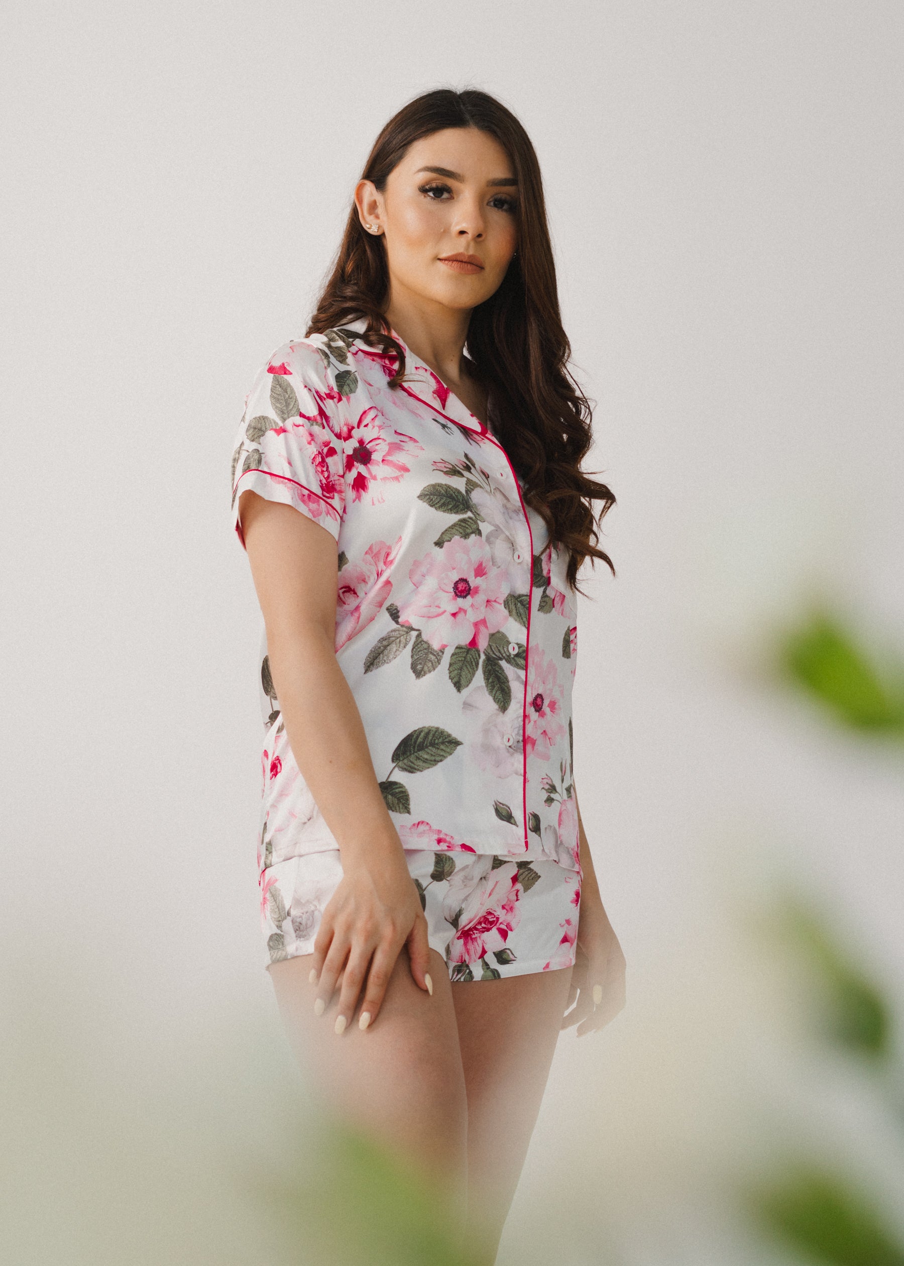 Set short Ivory Floral