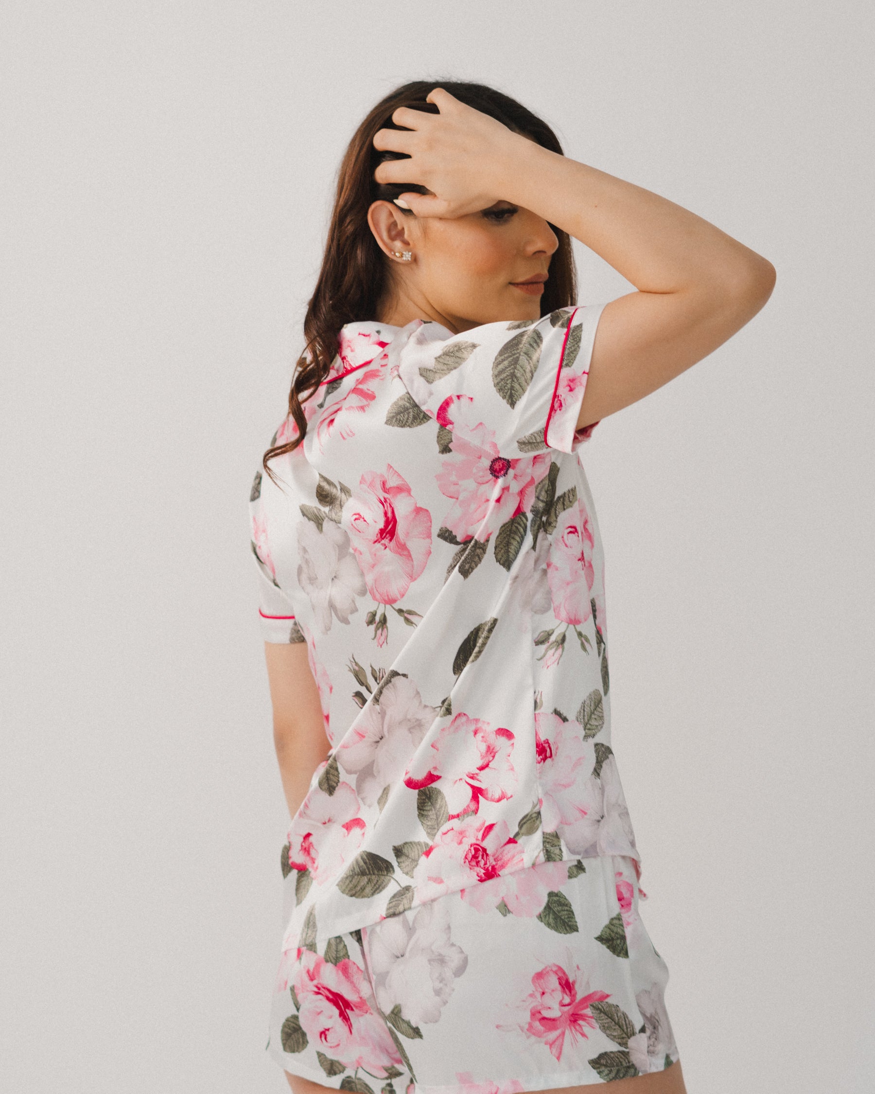 Set short Ivory Floral