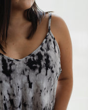 Set short Noir Tie Dye