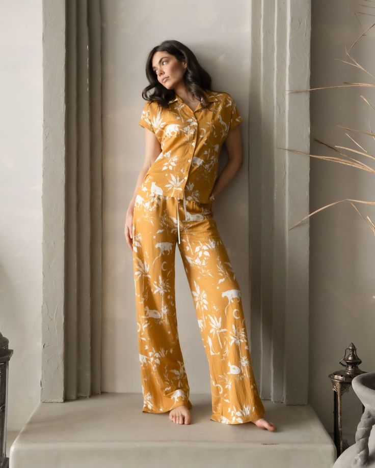 Set pantalón Golden Floral